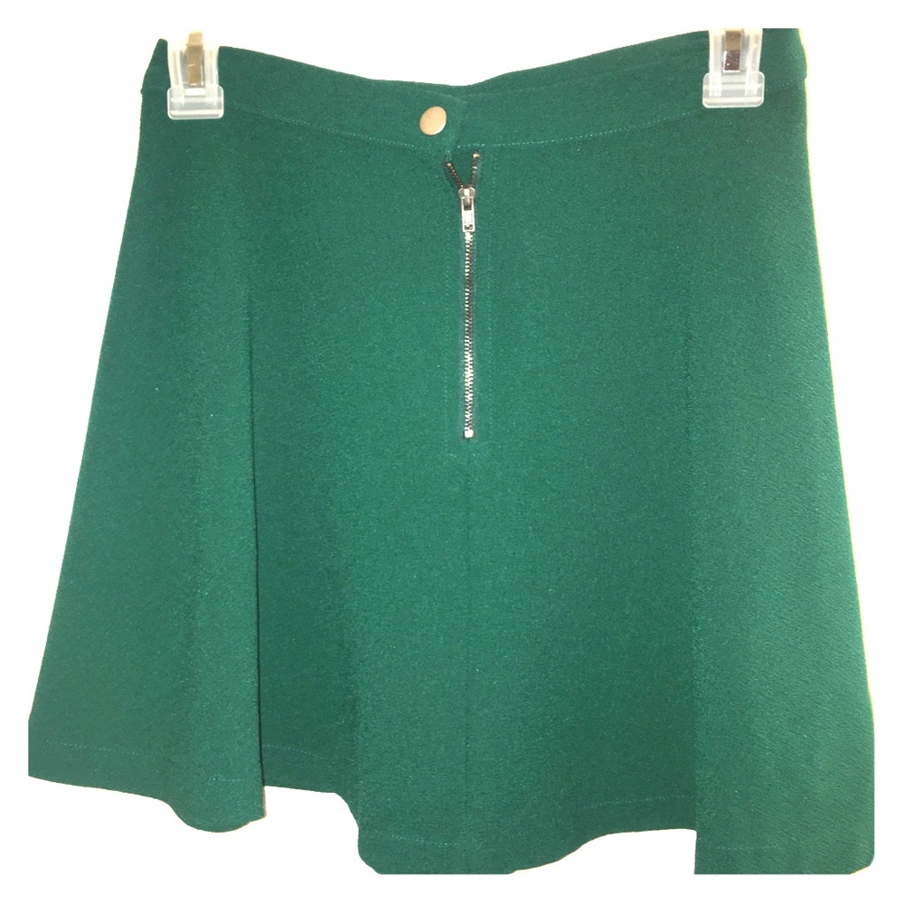 Green skirt